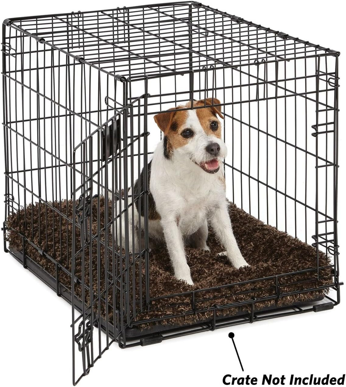 Quiettime Deluxe Coco Chic Pet Bed - Ultra-Soft, Overstuffed, Machine Washable, Compatible with 24-Inch Crate