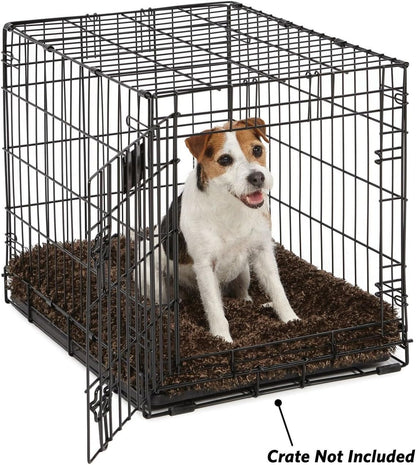 Quiettime Deluxe Coco Chic Pet Bed - Ultra-Soft, Overstuffed, Machine Washable, Compatible with 24-Inch Crate