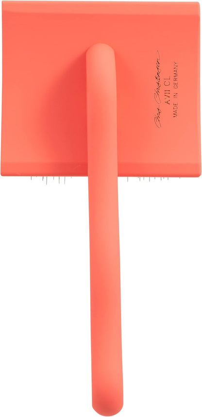 Big G Professional Slicker Brush for Dogs (Goldendoodles, Labradoodles, Poodles) - Effortless Grooming, Fluffing, and Detangling, Coral, Large