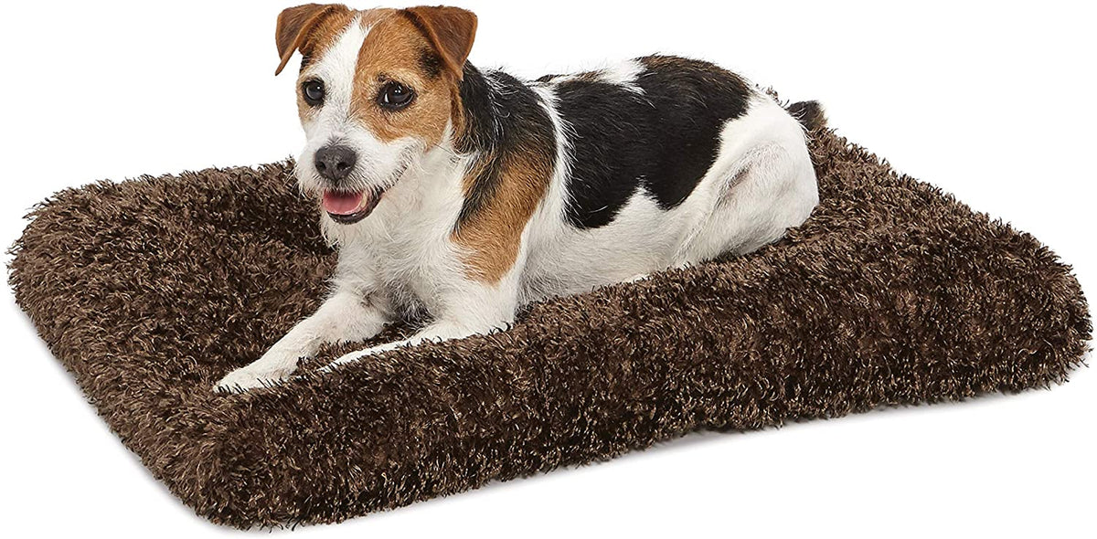 Quiettime Deluxe Coco Chic Pet Bed - Ultra-Soft, Overstuffed, Machine Washable, Compatible with 24-Inch Crate
