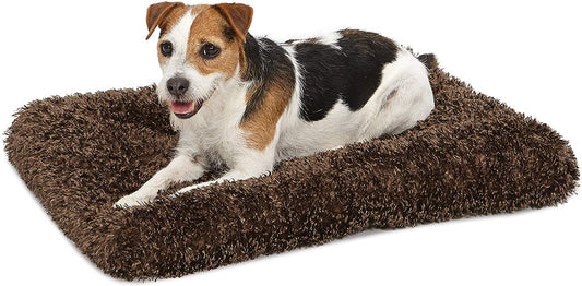 Quiettime Deluxe Coco Chic Pet Bed - Ultra-Soft, Overstuffed, Machine Washable, Compatible with 24-Inch Crate