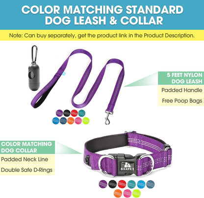 Double Dog Leash Splitter, Tangle Free Dual Dog Leash Coupler, Two Dog Walking and Training Extension for Small Medium or Large Dogs (1.0'' X 20~32 Inch, Purple)