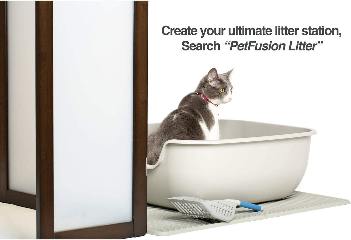 Betterbox Large Non-Stick Litter Box with Pet-Safe Coating for Effortless Cleaning and Open-Top Design, Constructed from Durable ABS Plastic