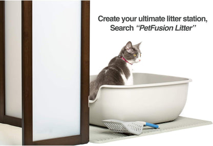 Betterbox Large Non-Stick Litter Box with Pet-Safe Coating for Effortless Cleaning and Open-Top Design, Constructed from Durable ABS Plastic