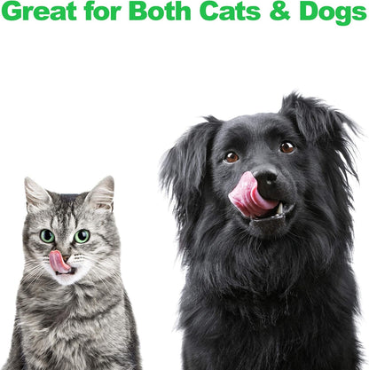 Set of 2 Stainless Steel Dog Bowls with Decorative Stand - 40 Oz Metal Food and Water Dishes for Large Pets - Essential Puppy Accessories (Silver/Black)