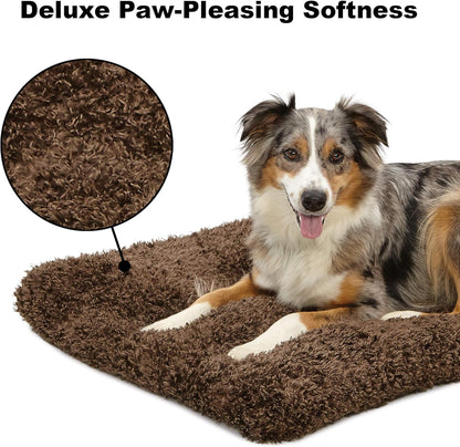 Quiettime Deluxe Coco Chic Pet Bed - Ultra-Soft, Overstuffed, Machine Washable, Compatible with 24-Inch Crate